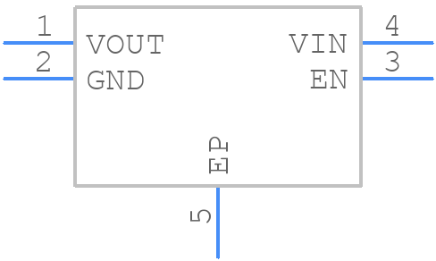 MIC94310-FYMT-TR - Microchip - PCB symbol