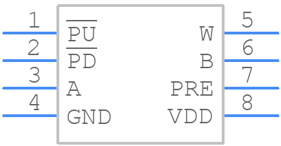 AD5228BUJZ10-R2 - Analog Devices - PCB symbol