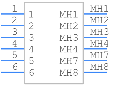 160064-1103 - Molex - PCB symbol