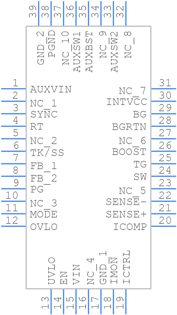 LT3840EUFE#PBF - Analog Devices - PCB symbol