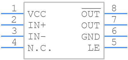 MAX9013ESA+T - Analog Devices - PCB symbol