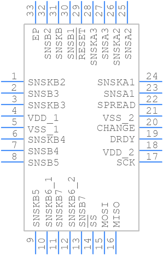 AT42QT2100-MUR - Microchip - PCB symbol