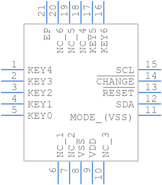 AT42QT1070-MMH - Microchip - PCB symbol