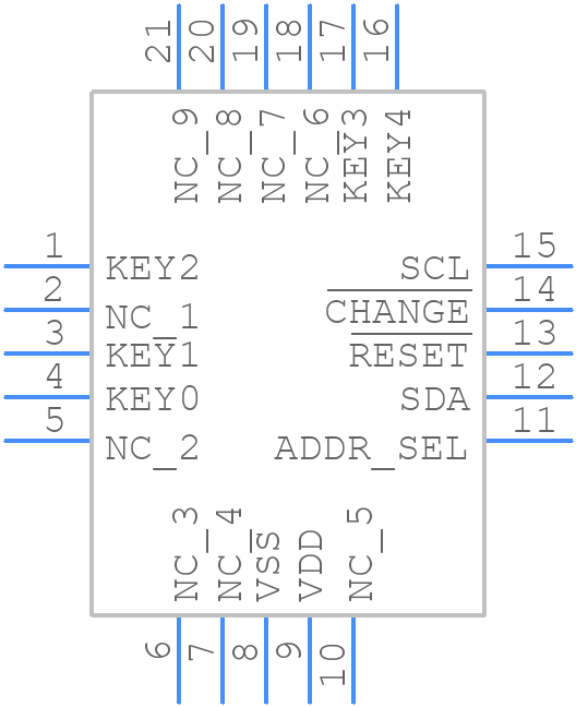 AT42QT1050-MMH - Microchip - PCB symbol