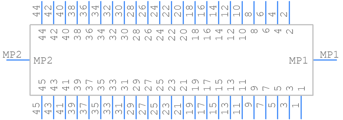 FH35C-45S-0.3SHW(50) - Hirose - PCB symbol