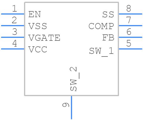 AX3162AESA - axelite - PCB symbol