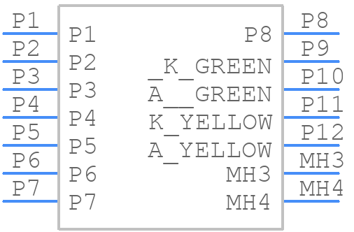 A63-113-431P112 - EDAC - PCB symbol
