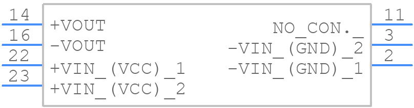 TEN 5-0511 - Traco Power - PCB symbol