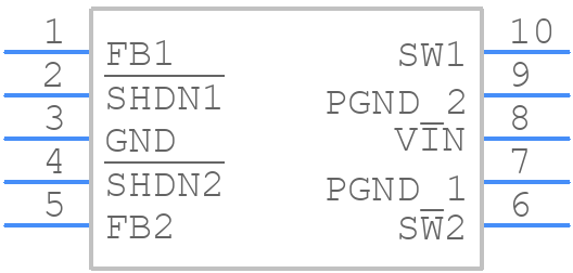 LT1944EMS#TR - Analog Devices - PCB symbol
