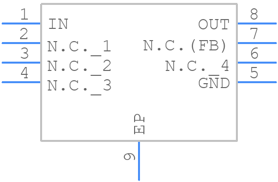 MAX15006AASA+T - Analog Devices - PCB symbol