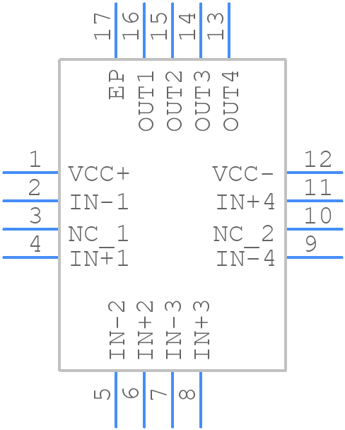 LM339QT - STMicroelectronics - PCB symbol