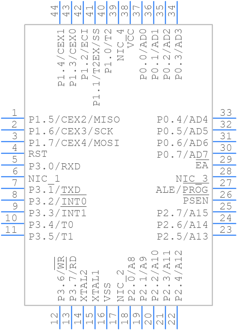 AT89C51RB2-RLTUM - Microchip - PCB symbol