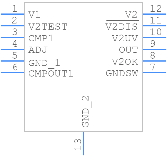 LTC4420CDD#PBF - Analog Devices - PCB symbol