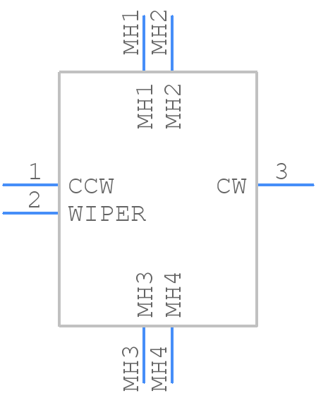 PTA2043-2015DPB103 - Bourns - PCB symbol