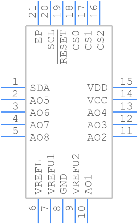 R2A20158NP#W5 - Renesas Electronics - PCB symbol