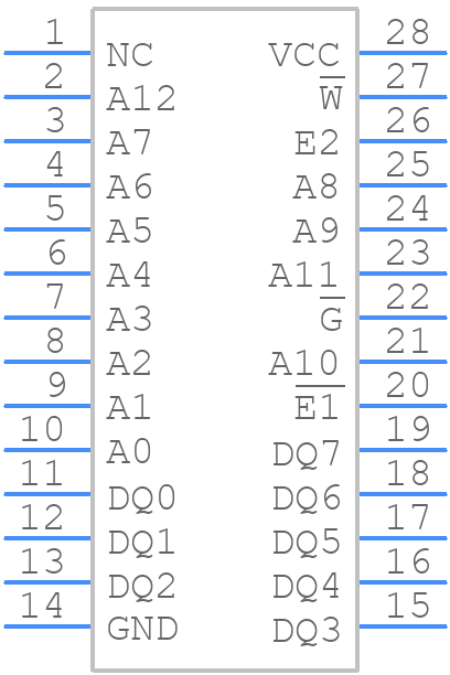 HM1-65642-9 - Renesas Electronics - PCB symbol