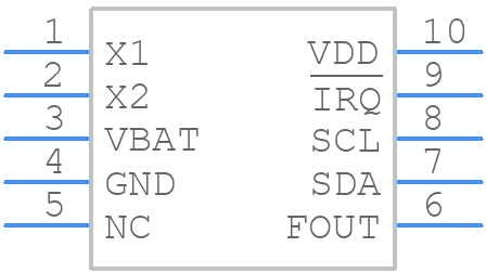 ISL1220IUZ-T - Renesas Electronics - PCB symbol