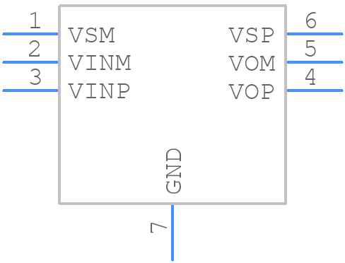 ISL55016IRTZ-T7 - Renesas Electronics - PCB symbol
