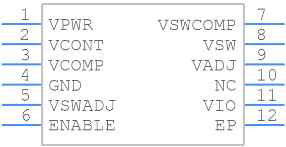 ISL6720AARZ-T - Renesas Electronics - PCB symbol