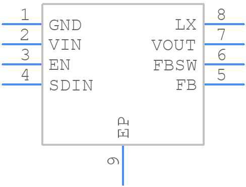 ISL97632IRT14Z-TK - Renesas Electronics - PCB symbol