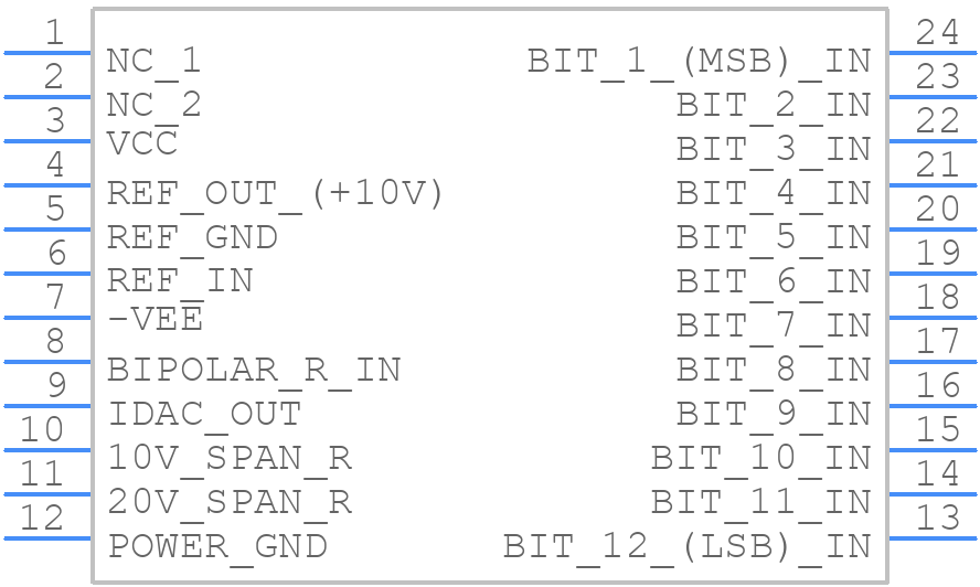 HI1-565ASD/883 - Renesas Electronics - PCB symbol