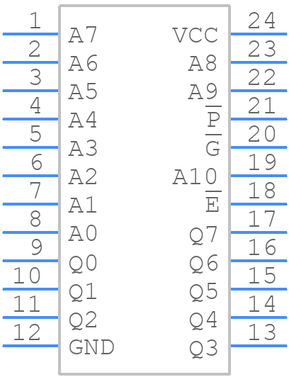 HM1-6617/883 - Renesas Electronics - PCB symbol