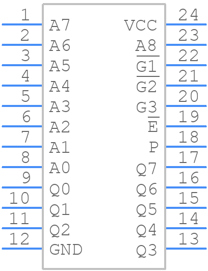HM1-6642B/883 - Renesas Electronics - PCB symbol
