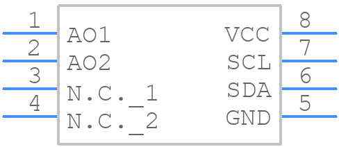 R2A20152SP#W5 - Renesas Electronics - PCB symbol