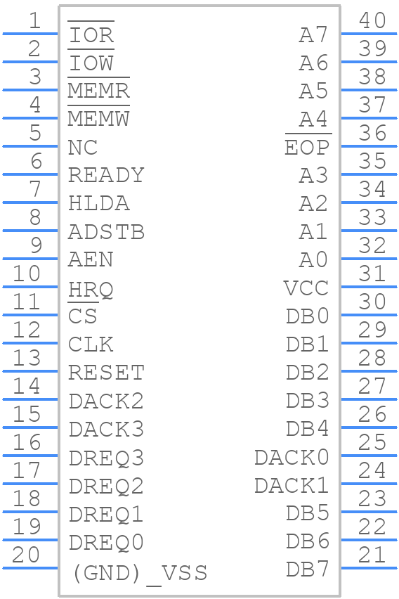 5962-9054302MQA - Renesas Electronics - PCB symbol