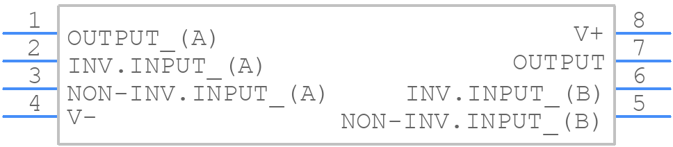 CA3240AEZ - Renesas Electronics - PCB symbol