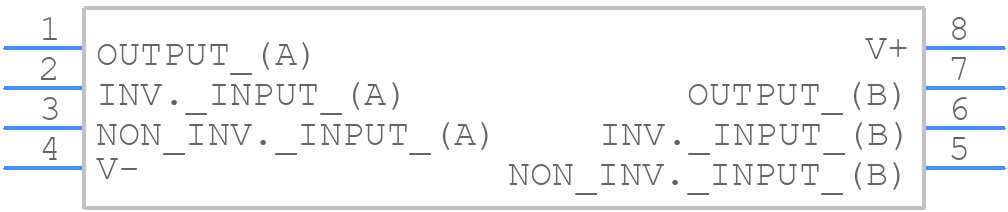 CA3260AEZ - Renesas Electronics - PCB symbol