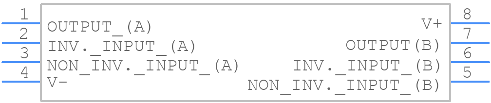 CA3260EZ - Renesas Electronics - PCB symbol