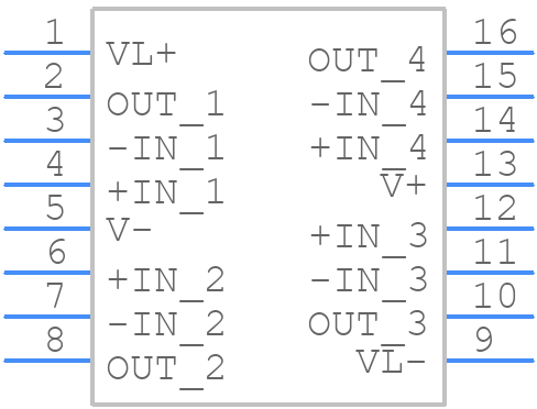 HA1-4902-2 - Renesas Electronics - PCB symbol
