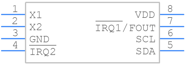 ISL12082IB8Z-T - Renesas Electronics - PCB symbol