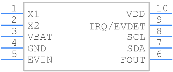 ISL1221IUZ - Renesas Electronics - PCB symbol