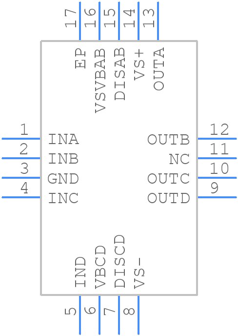 ISL1536IRZ - Renesas Electronics - PCB symbol