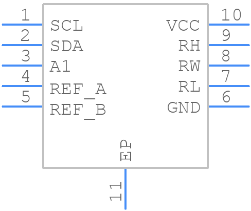 ISL22317WFRTZ-TK - Renesas Electronics - PCB symbol