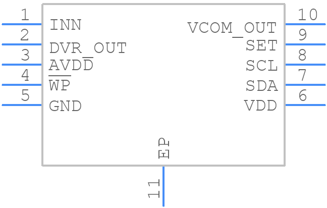 ISL24211IRTZ - Renesas Electronics - PCB symbol