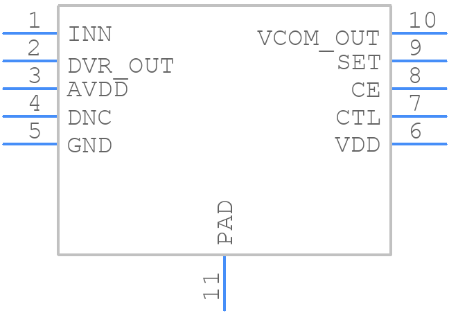 ISL24212IRTZ-T13 - Renesas Electronics - PCB symbol