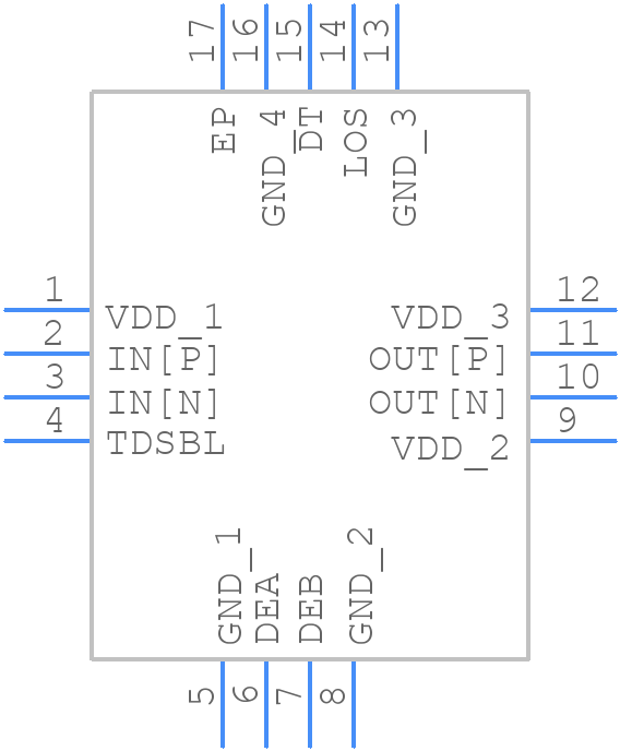 ISL35111DRZ-T7 - Renesas Electronics - PCB symbol