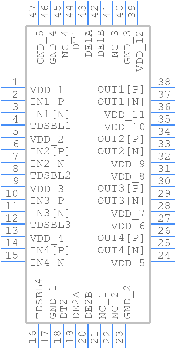 ISL35411DRZ-TS - Renesas Electronics - PCB symbol