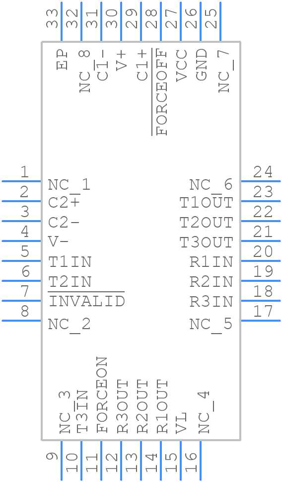 ISL4270EIRZ - Renesas Electronics - PCB symbol