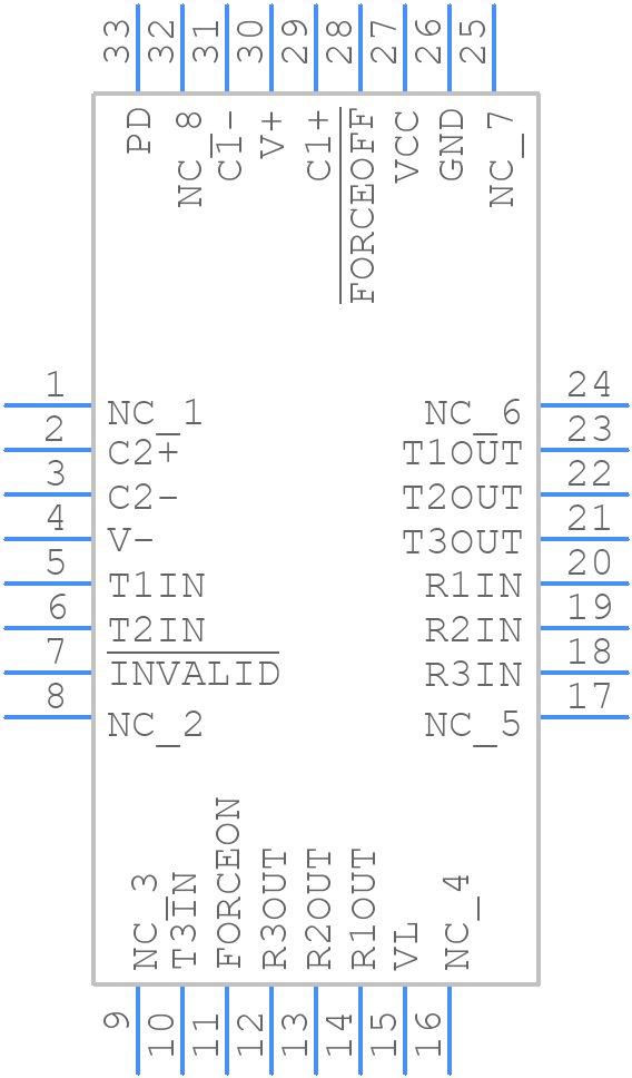 ISL4270EIRZ-T - Renesas Electronics - PCB symbol