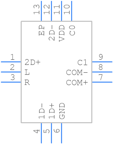 ISL54217IRTZ-T - Renesas Electronics - PCB symbol