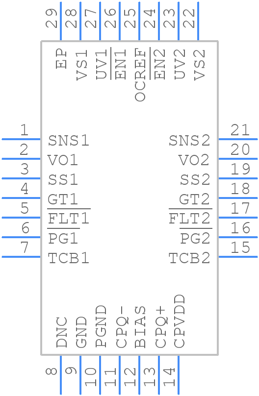 ISL6174IRZ-T - Renesas Electronics - PCB symbol