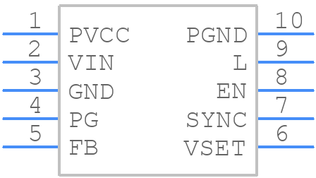 ISL6410AIUZ - Renesas Electronics - PCB symbol