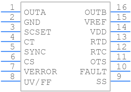 ISL6740AIVZA-T - Renesas Electronics - PCB symbol
