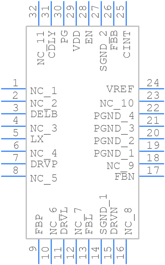 ISL78010ANZ-T - Renesas Electronics - PCB symbol