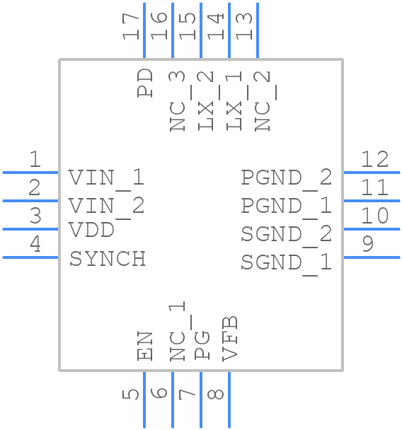 ISL78214ARZ - Renesas Electronics - PCB symbol
