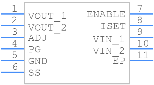 ISL80101AIRAJZ - Renesas Electronics - PCB symbol